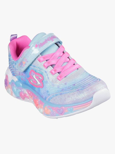 Skechers ETERNAL HEART LIGHTS  Blinkande Sneakers, Blå