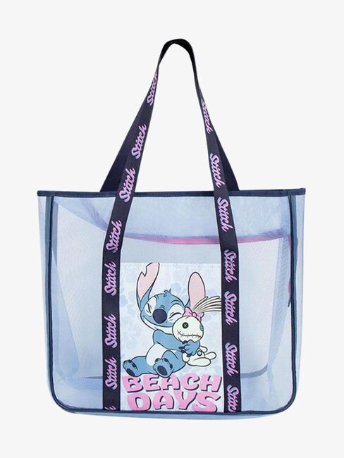 Disney Stitch Premium Strandväska, Blå