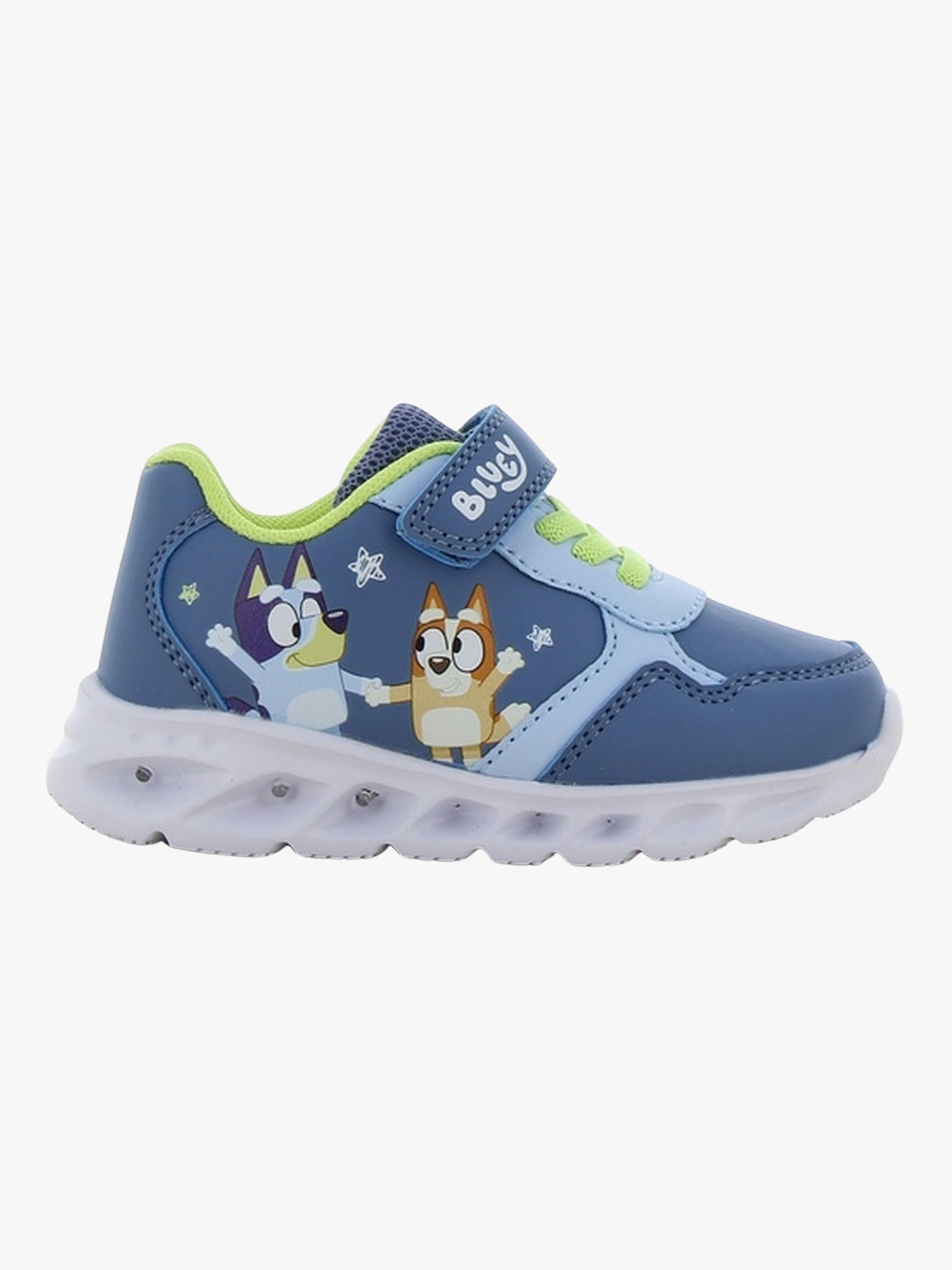 Bluey Blinkande Sneakers, Blue/Light Blue, 32