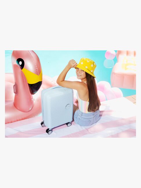 American Tourister Soundbox Mini Resväska 22L, Pastel Blue