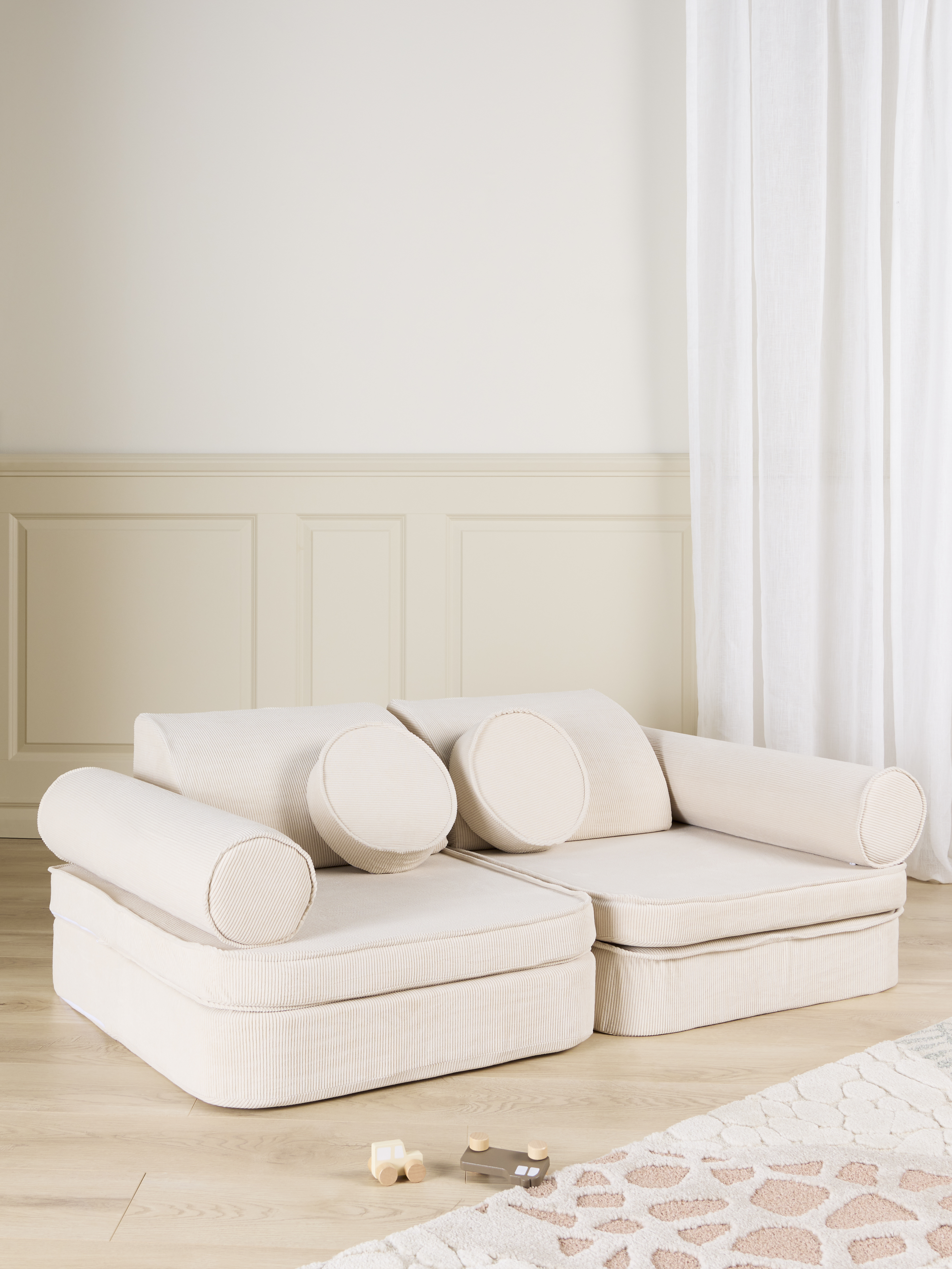Alice &  Fox BEN  Byggbar Barnsoffa, Beige