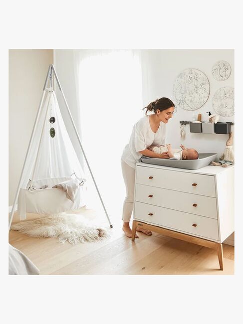 Leander Matty Skötbädd, Pearl Grey