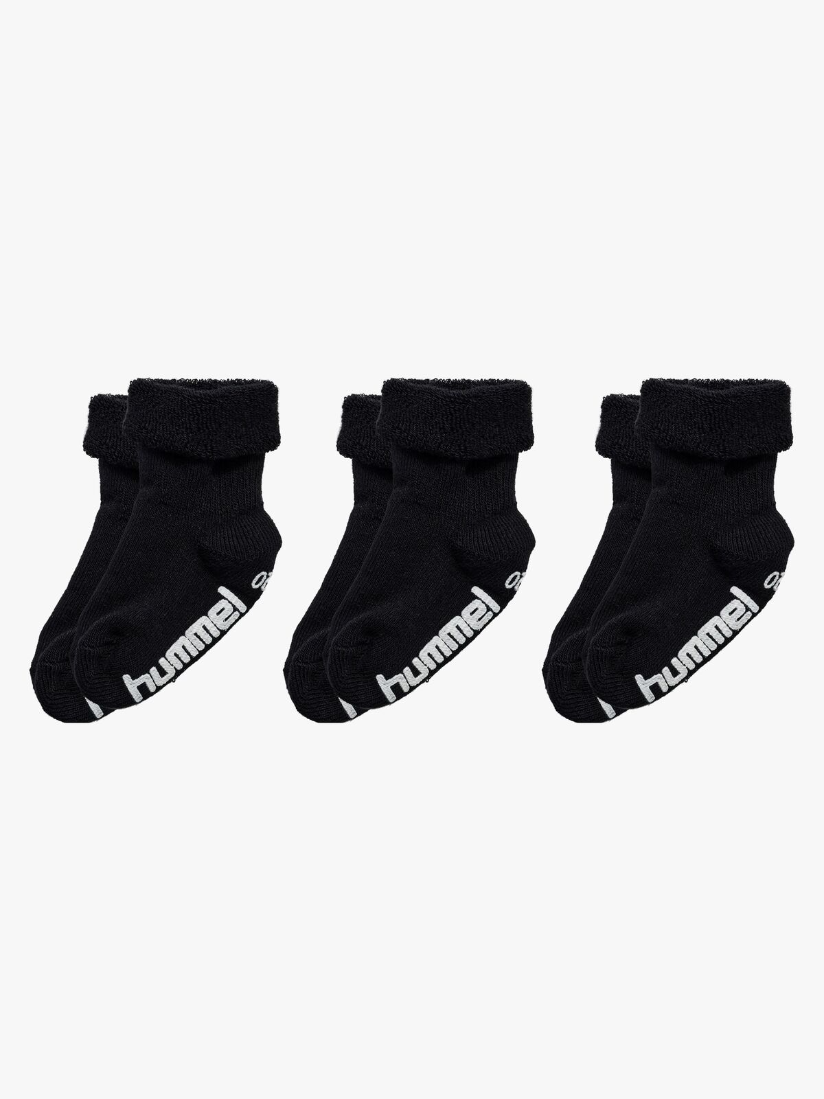 Hummel Mini Anti-Slip Strumpor 3-Pack, Black