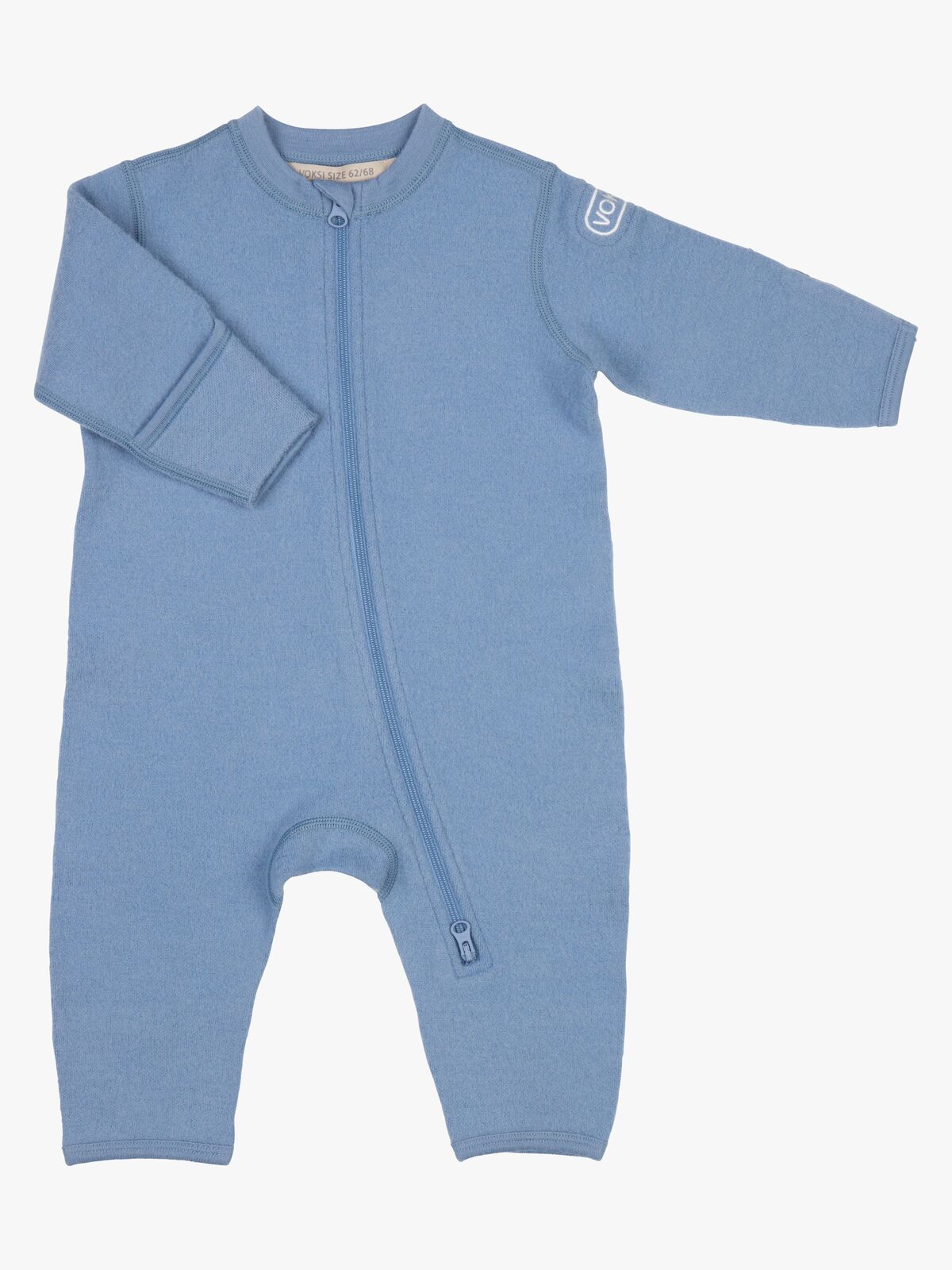 Voksi Fleeceoverall Merinoull, Blue Bell