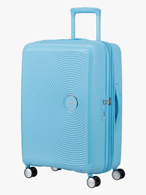 American Tourister Soundbox Spinner Resväska 71,5-81L, Blueberry Fizz