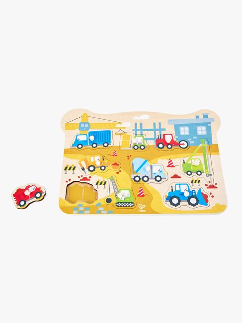 Hape Knoppussel Byggfordon 10 Bitar