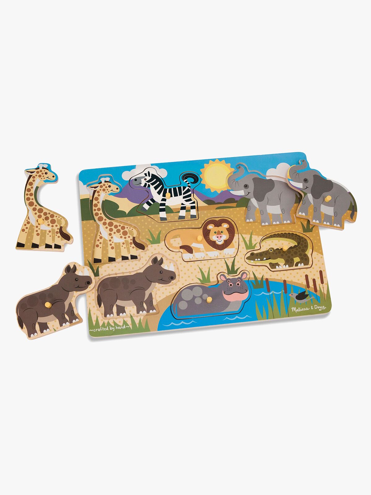 Melissa & Doug Knoppussel Safari 7 bitar