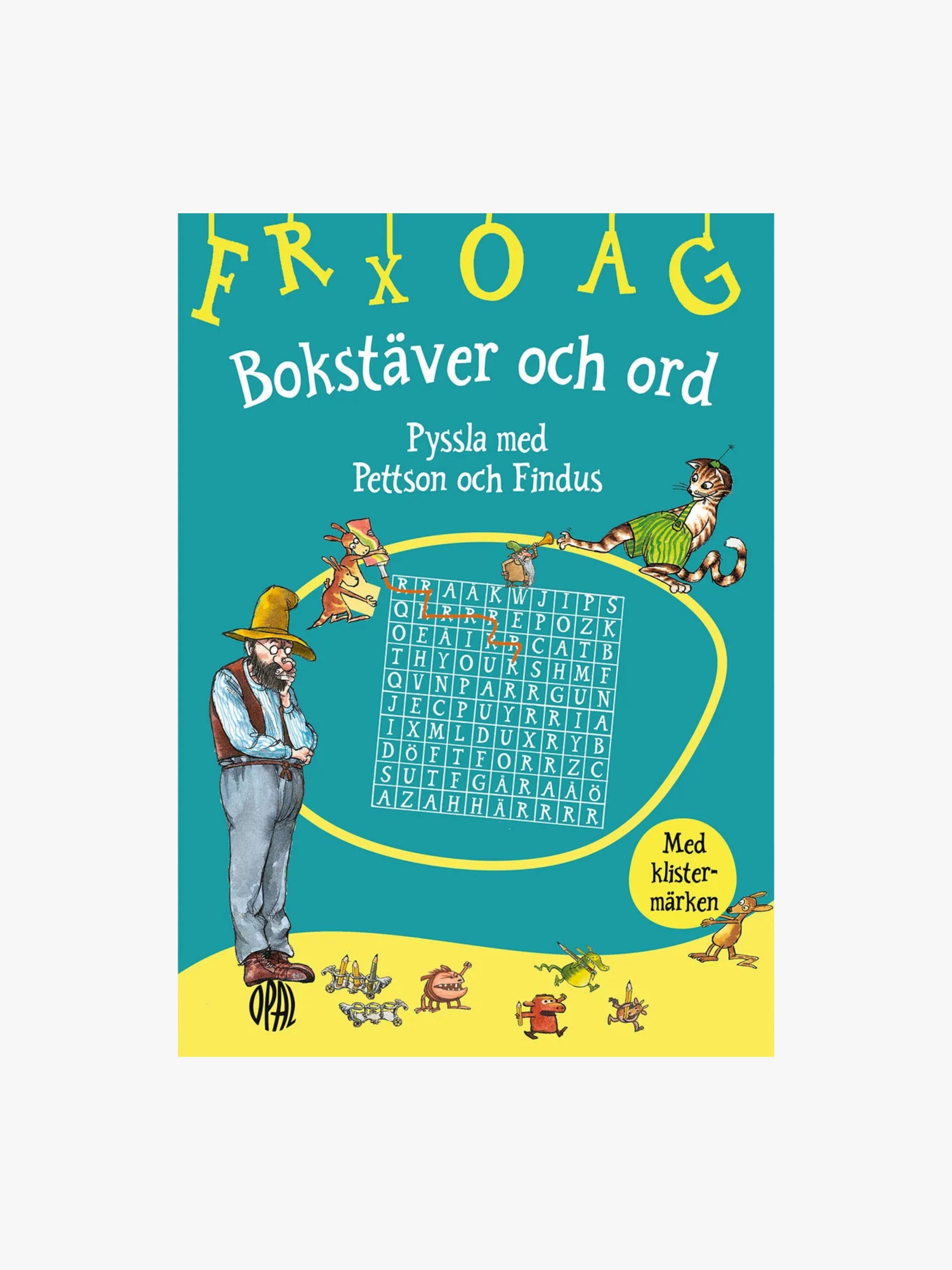 Pettson och Findus Pysselbok Bokstäver och Ord