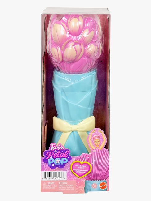 Barbie Petal Pop Flower Surprise Docka Tulpan, Rosa
