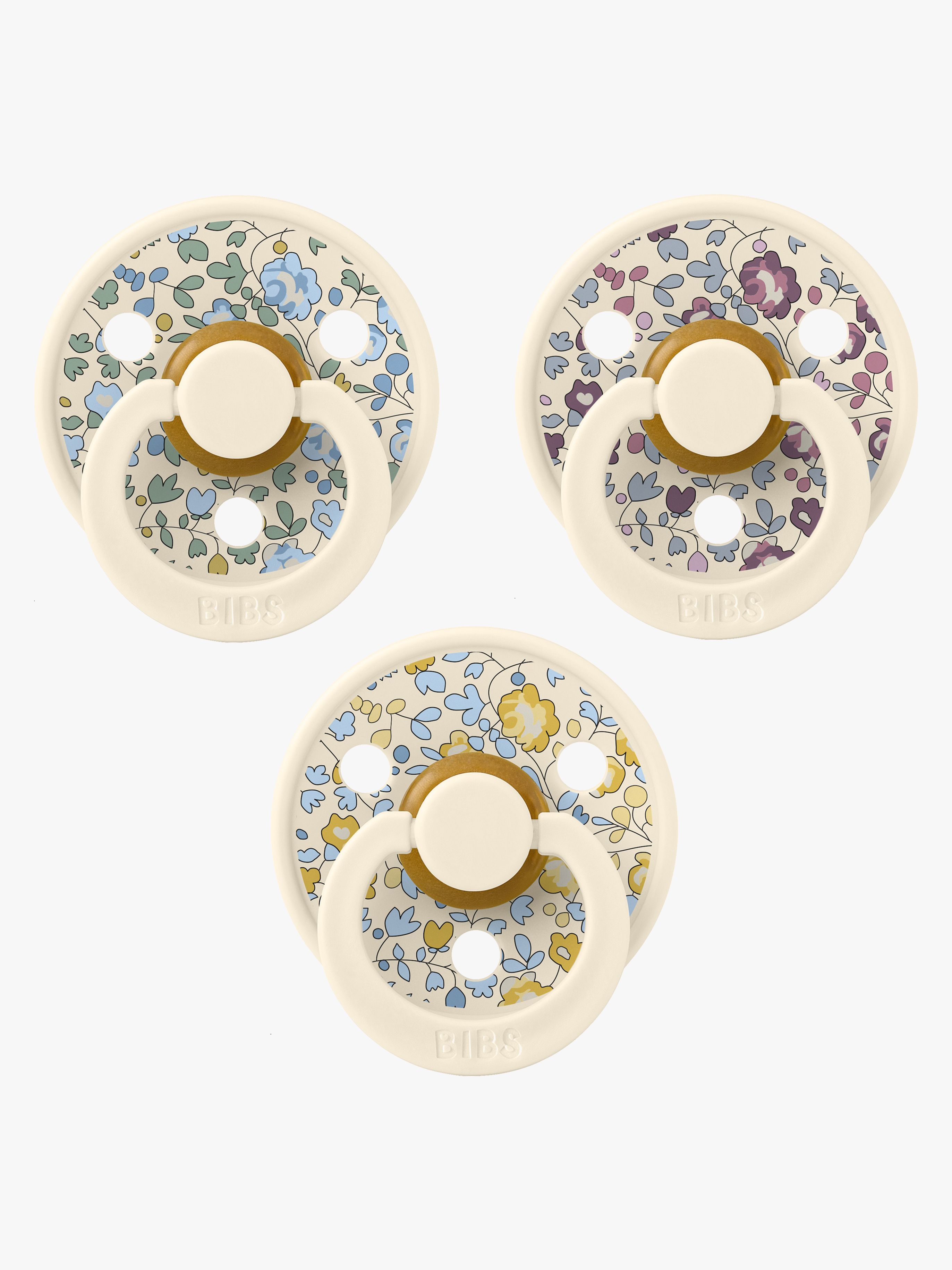 BIBS Try-it Colour Napp 3-Pack Stl 1, Liberty/Eloise