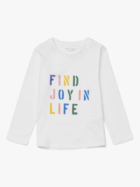 Luca & Lola Prato Långärmad T-Shirt, Offwhite