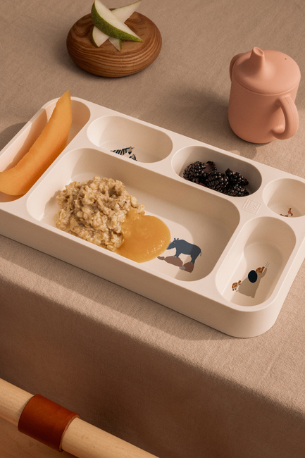 LIEWOOD Mosu Delad Tallrik, All together/Sandy