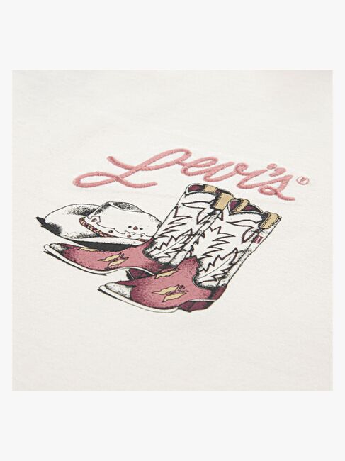 Levi's LVG Weatern Oversized T-shirt, Gardenia