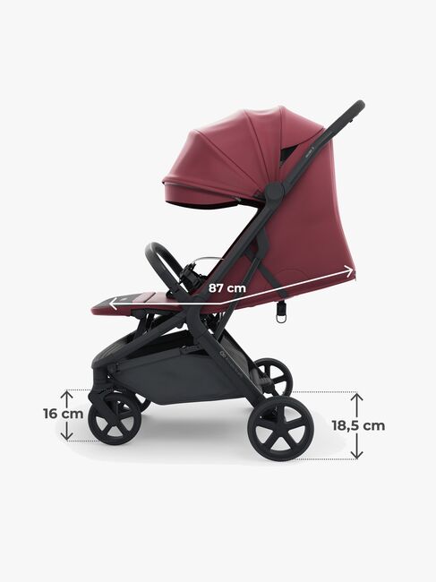 Kinderkraft NUBI 3 Sittvagn, Dark Ruby