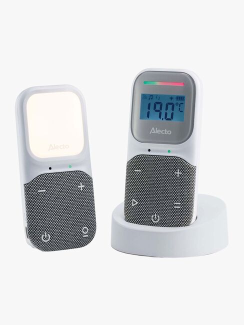 Alecto DBX140 Babyvakt, Vit/Grå