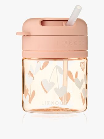 LIEWOOD Pavia Tritan Sugrörsmugg 280 ml, Sweethearts/Pale tuscany