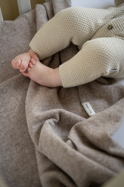 Baby's Only Cot Filt Merinoull TOG 1, Brushed Sand