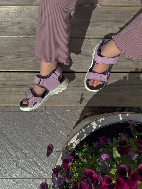 Ecco Biom Raft Sandaler, Lavender Mist/Night Shade