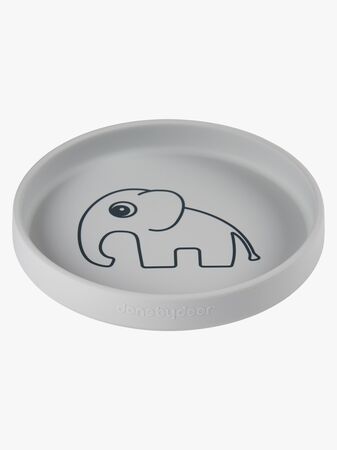 Done By Deer Silikontallrik Elphee, Grey