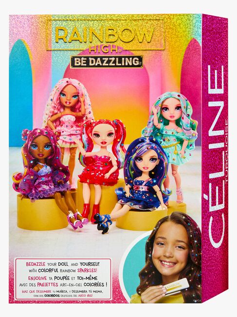 Rainbow High Be Dazzling Celine Turquoise Modedocka, Teal