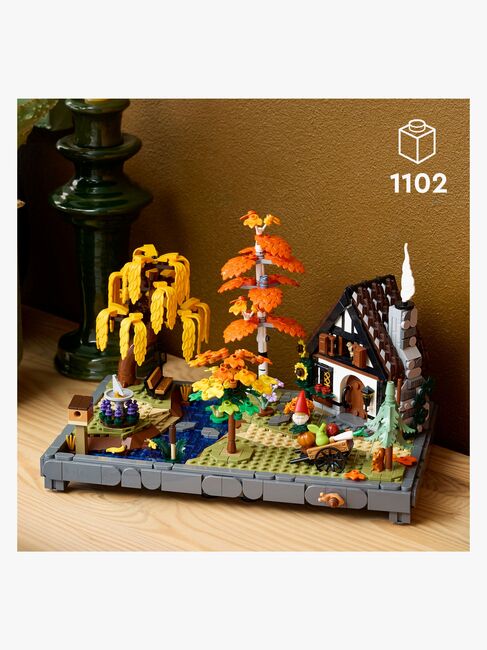 LEGO Icons 11372 Höstig stuga och trädgård