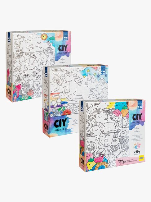 Peliko CIY Pussel med Vattenfärger 54 Bitar Blandad
