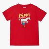 Pippi Långstrump X Martinex Pippi Logo T-shirt, Röd