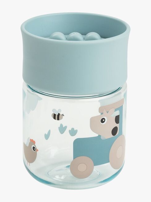 Done By Deer Tiny Farm 360° Mugg, Blue