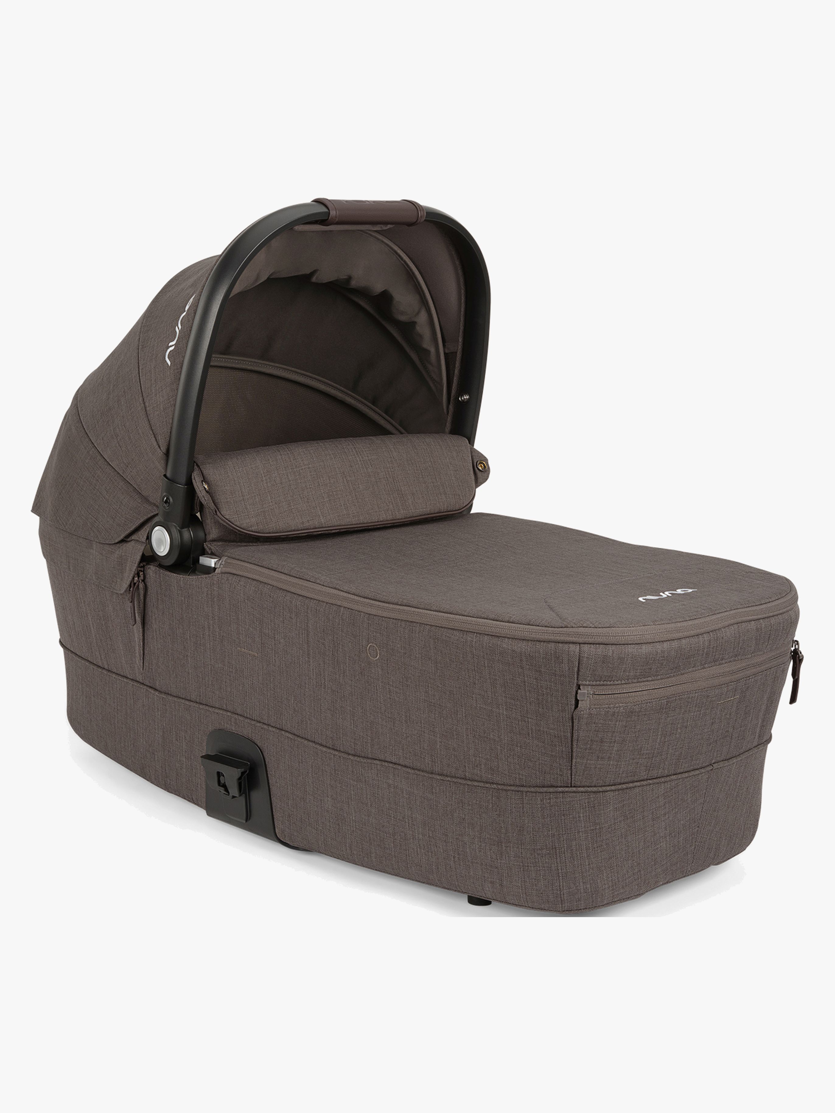 Nuna MIXX NEXT Liggdel Chestnut Leather – UPF 50+ för nyfödd