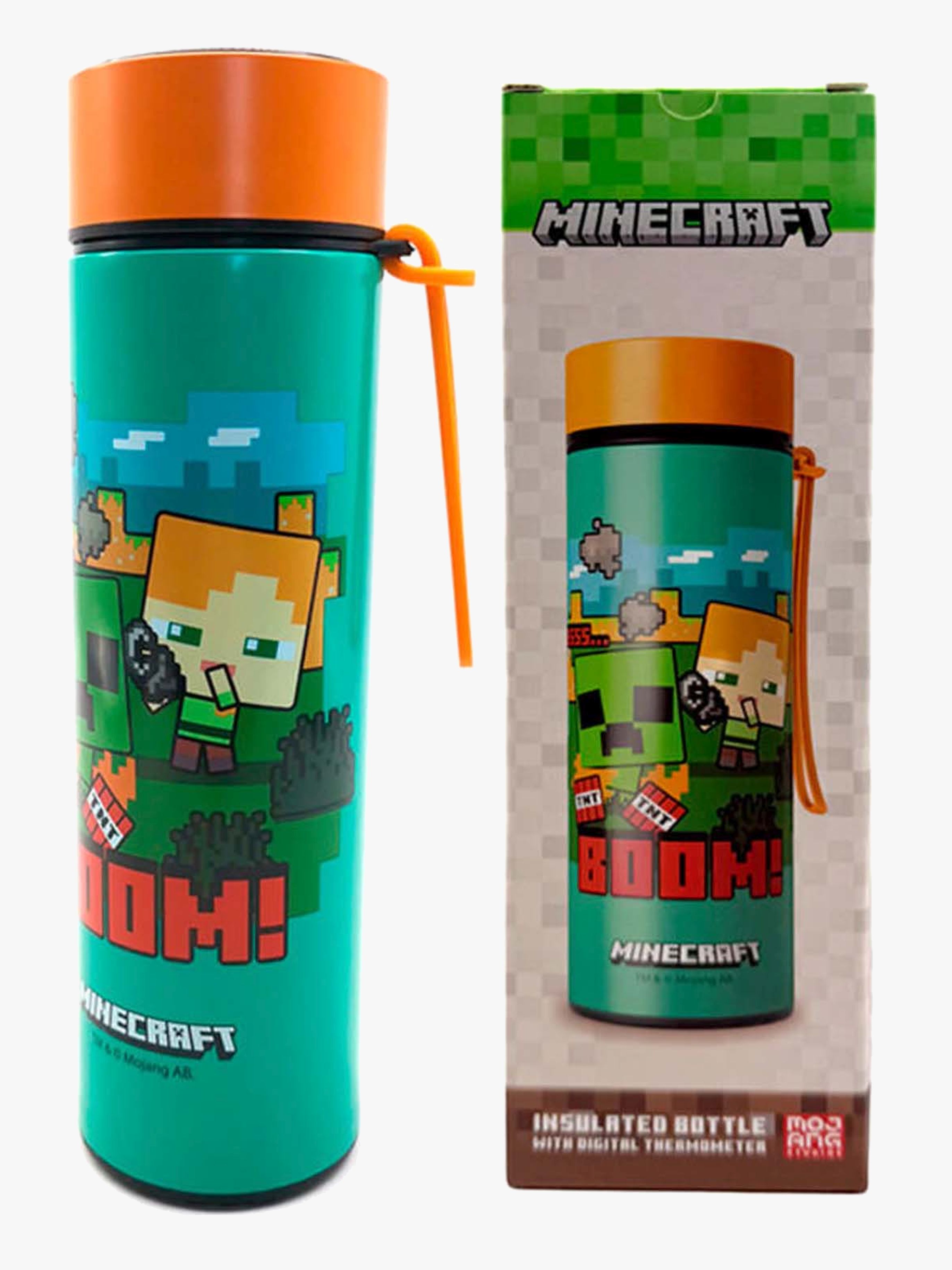Minecraft Varm &  Kall Digital Termometerflaska 450 ml, Chibi