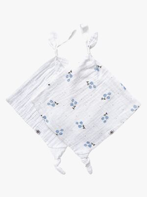 Summerville Organic Snuttefilt 2-Pack, Bluebell