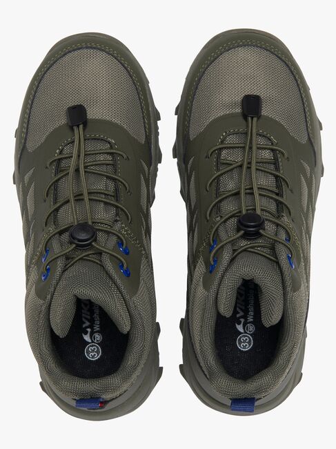 Viking Track Mid SL WP Sneakers, Olive