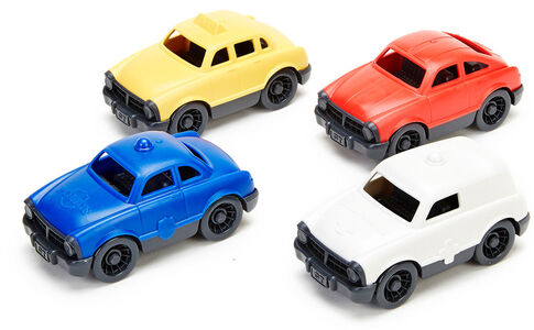 Green Toys Småbilar 4-Pack