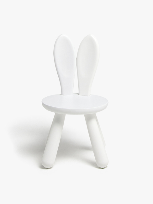 Minitude Nordic Stol Kanin, Vit