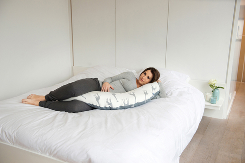 Doomoo  Amnings- & Gravidkudde Buddy Giraff, Grå