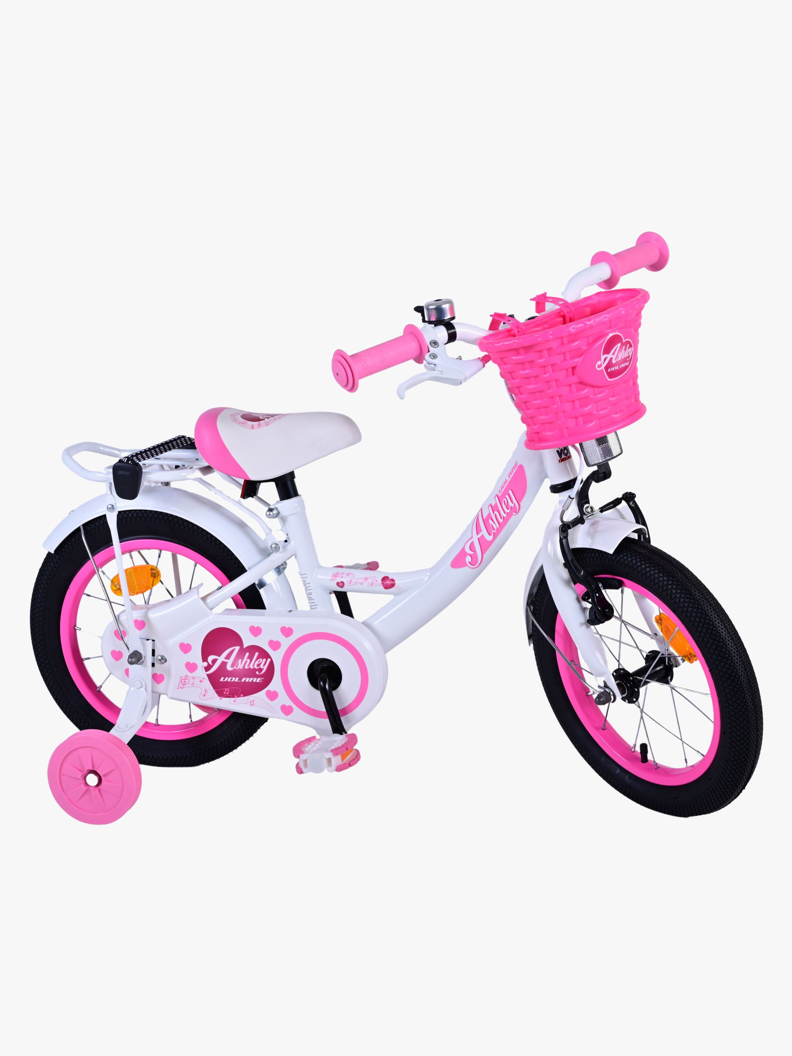 Volare Ashley Cykel 14 Tum, Vit