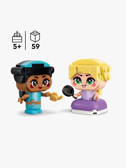 LEGO Disney Princess 43303 Jasmine och Rapunzel i miniformat