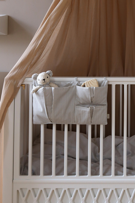 Cam Cam Copenhagen Sängficka Classic Stripes, Blå