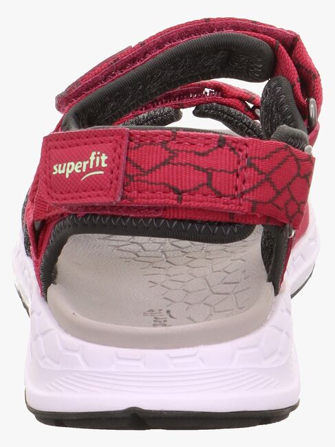 Superfit Criss Cross Sandaler, Röd/Grön