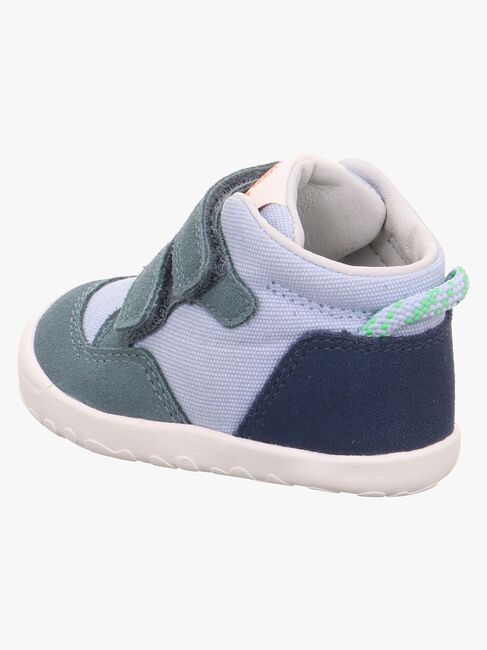 Superfit Flummi Barefoot Sneakers, Blå/Ljusgrön