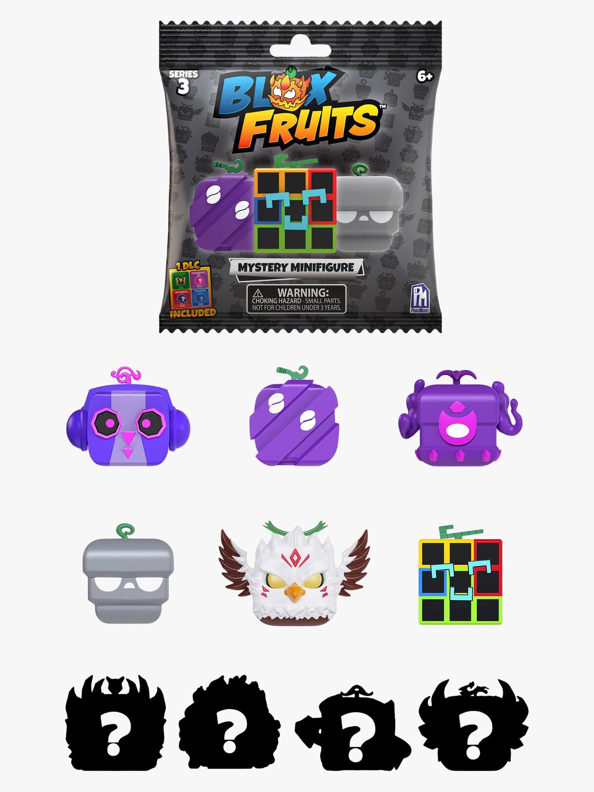 Roblox Blox Fruits Minifigur Series 3 Blandad