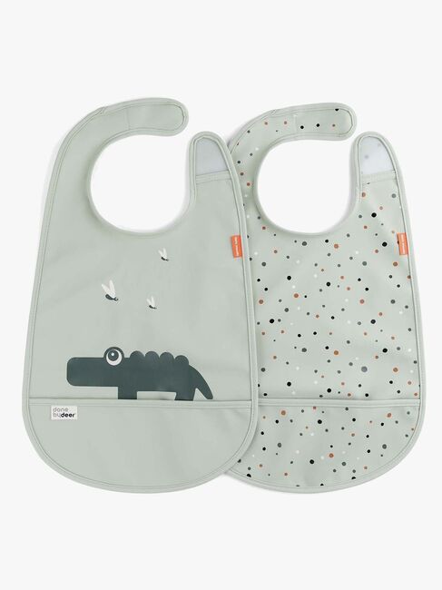 Done By Deer Haklapp Croco 2-pack, Green