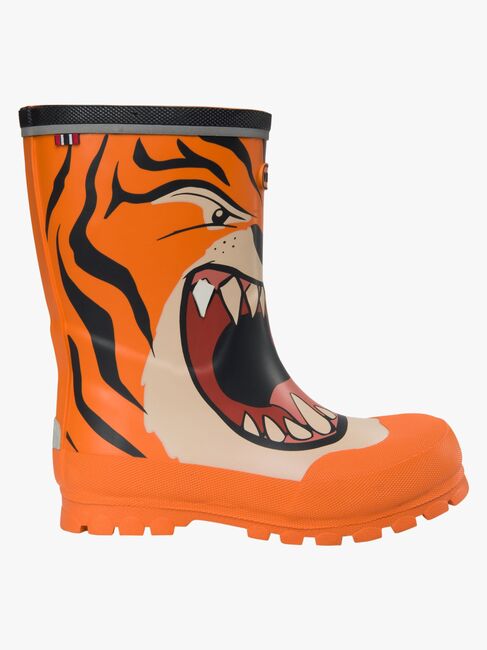 Viking Jolly Print Gummistövlar, Orange