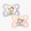 MAM Original Night Nappar Silikon 2-Pack 0-6m, Rosa