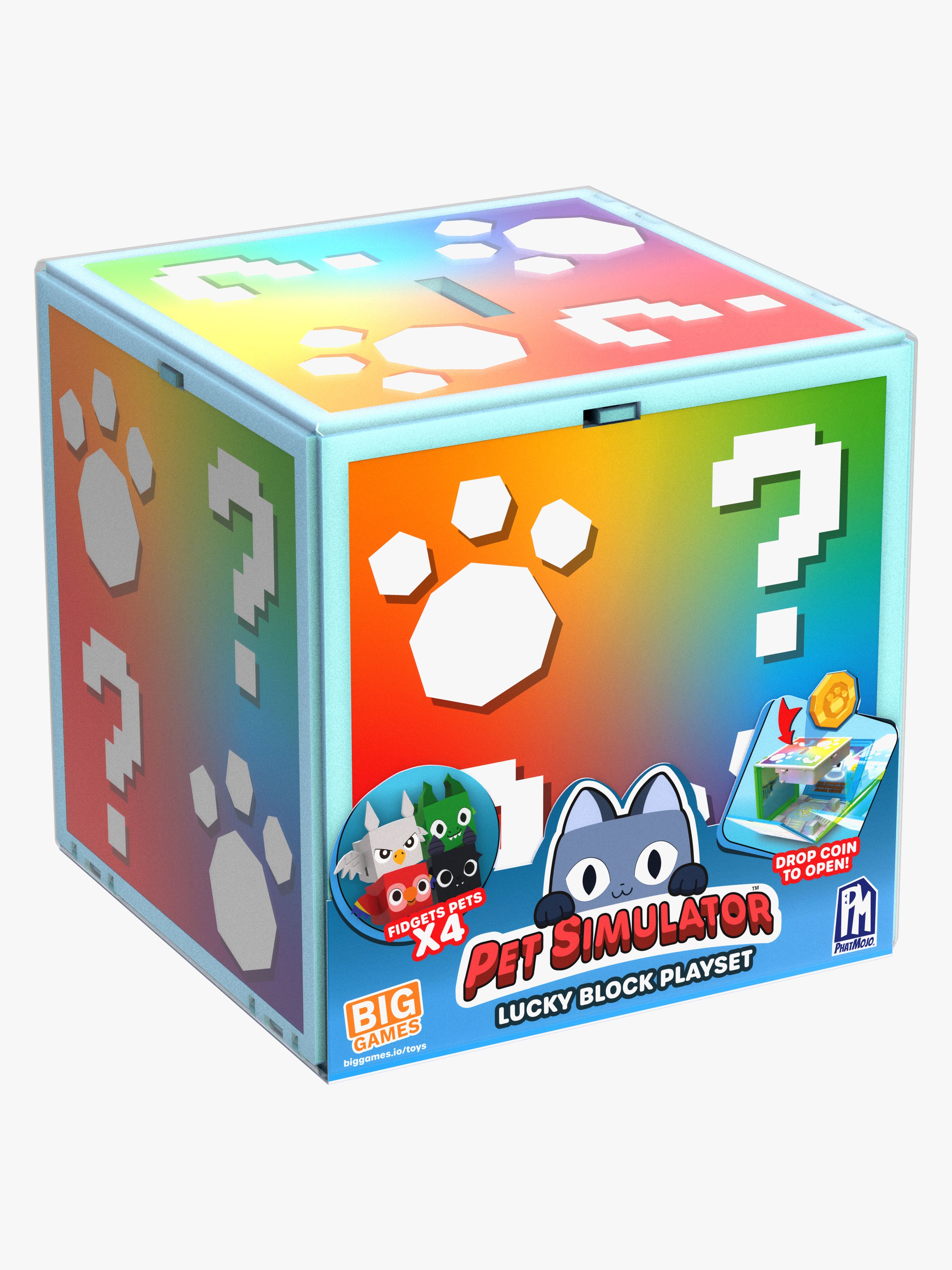 Pet Simulator Lucky Block Figurset Series 2 4-Pack