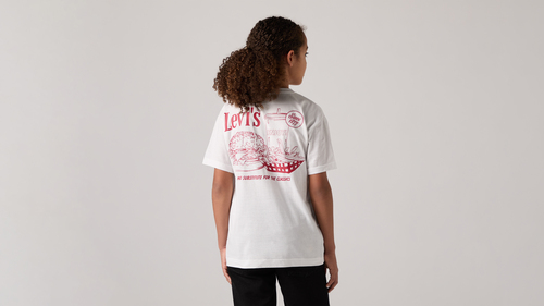 Levi's LVB Burger Meal T-shirt, Bright White