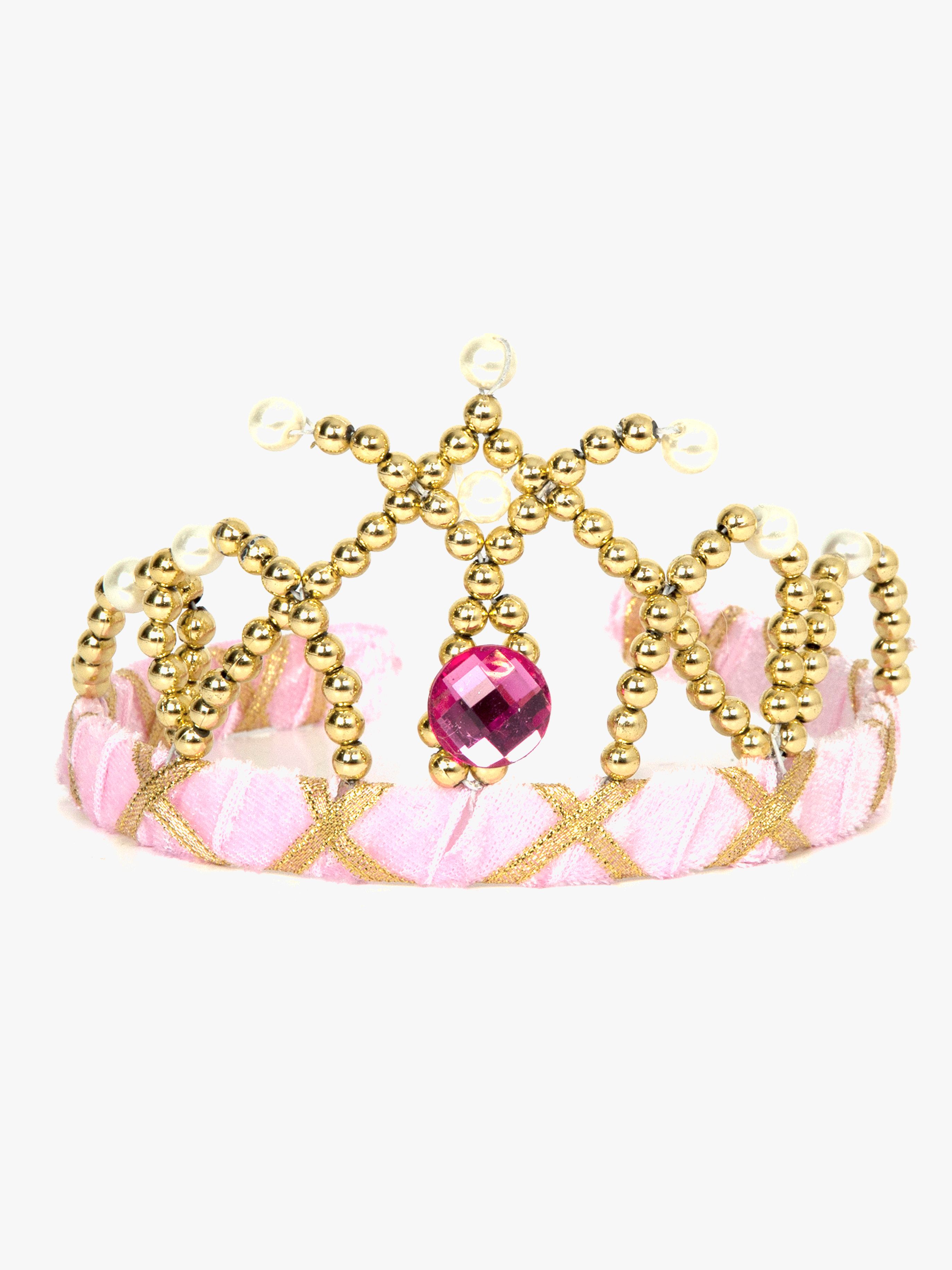 Den Goda Fen Utklädnad Tiara Sammet, Rosa