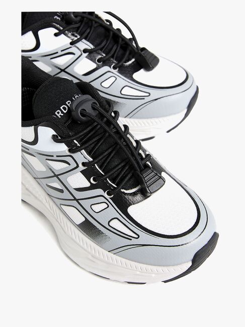 Nordbjørn Lunden WP Sneakers, Black/White