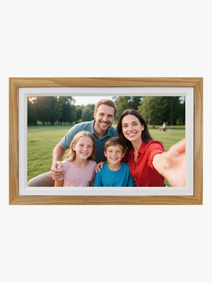 Lippa Frameo Digital Fotoramme 15.6", Træ
