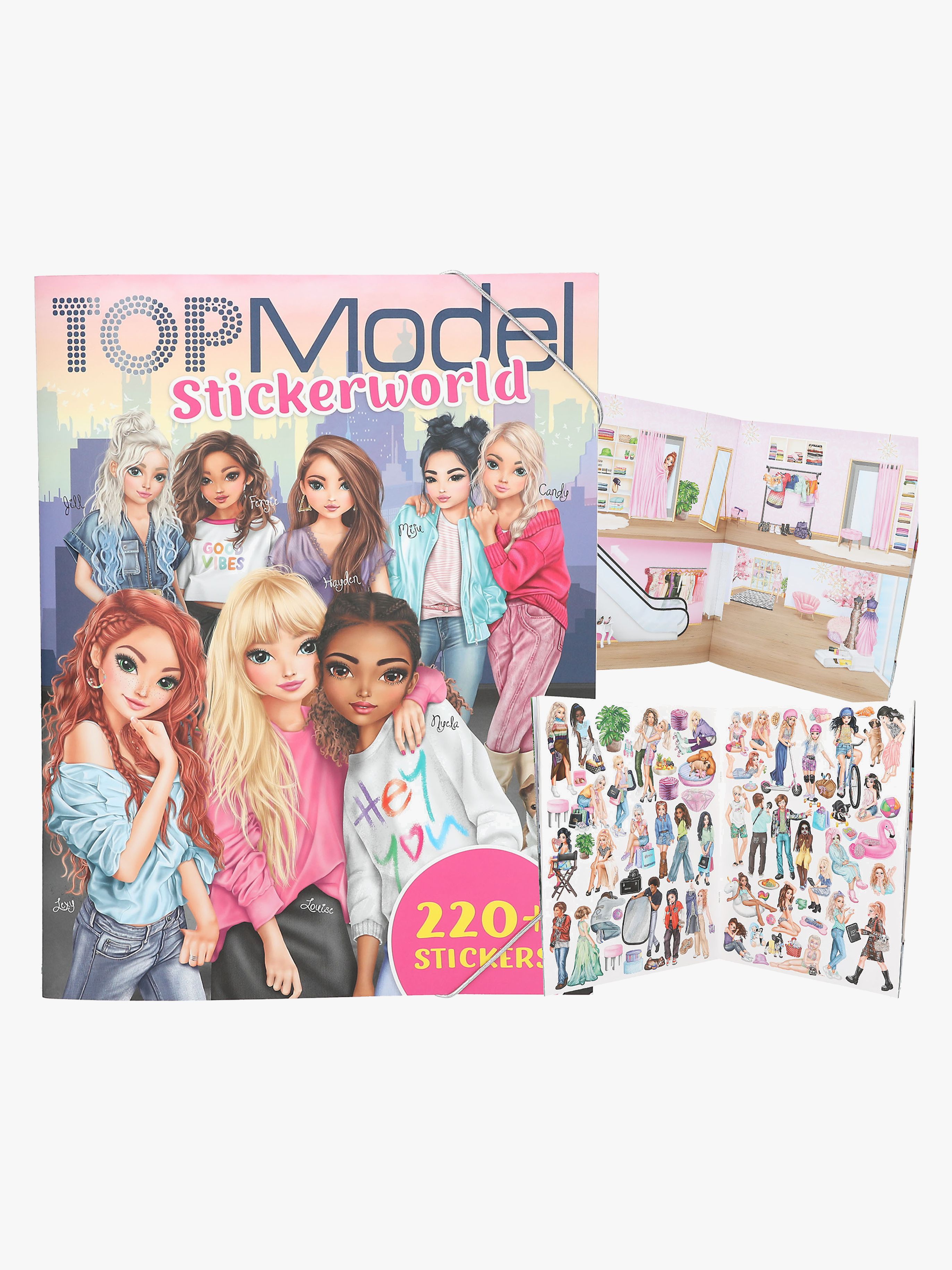 TOPModel Stickerworld Klistermärkesbok